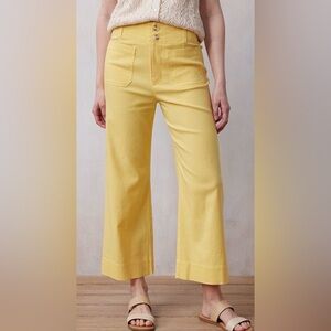 LC Lauren Conrad Wide Leg High-Rise Crop Pants